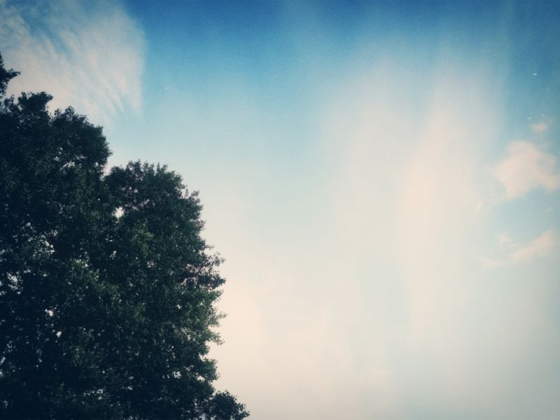 The day was exceptionally hot and the evening was full of clouds and, honestly, so beautiful.